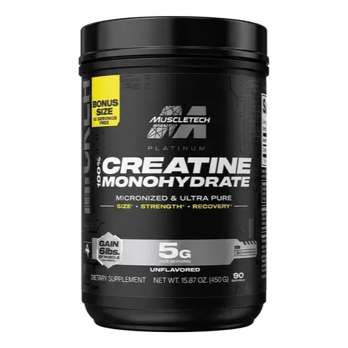 PLATINUM CREATINA MONOHIDRATADA 90SERV POLVO 450GR